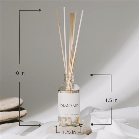 Sweet Water Decor Hello Fall Reed Diffuser Set - Hot Cider, Cinnamon, Cloves - Picture 8 of 10